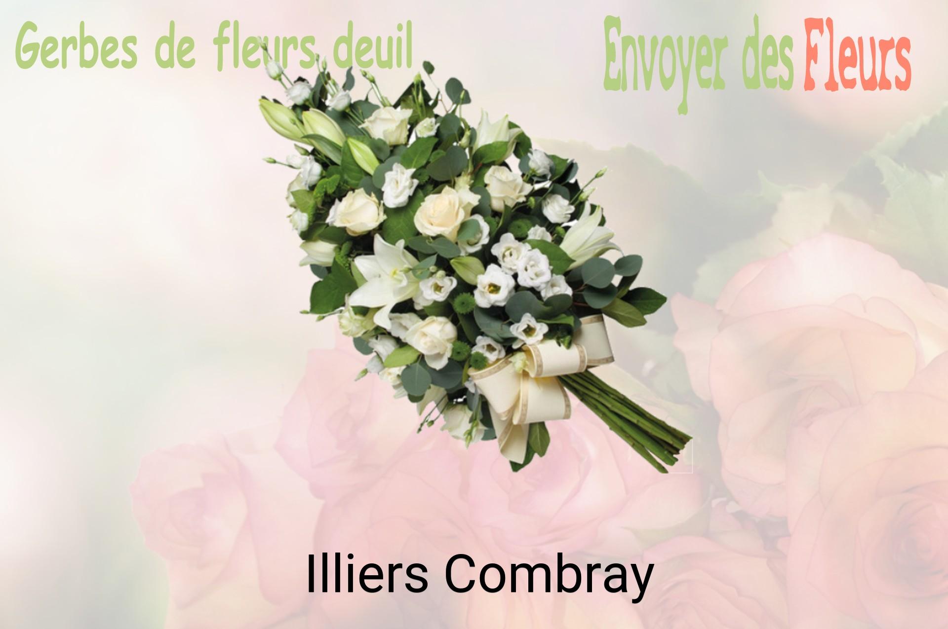 Gerbe de fleurs de deuil livrée à Illiers-Combray